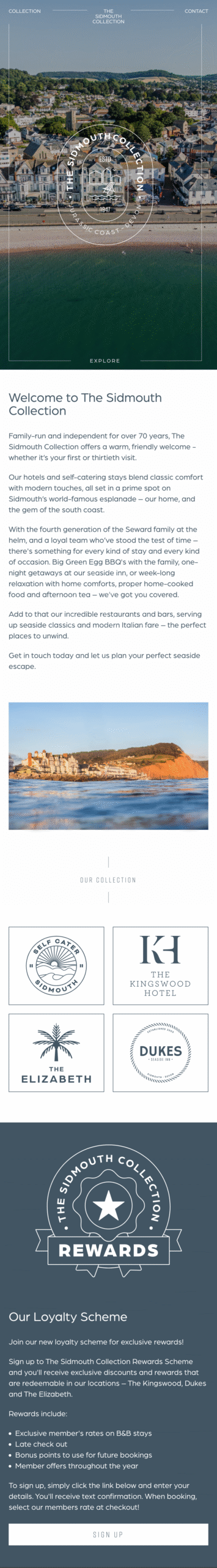Sidmouth Collection Website